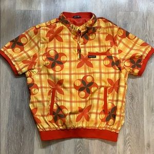 Members Only Quarter Zip Short Sleeve Jacket